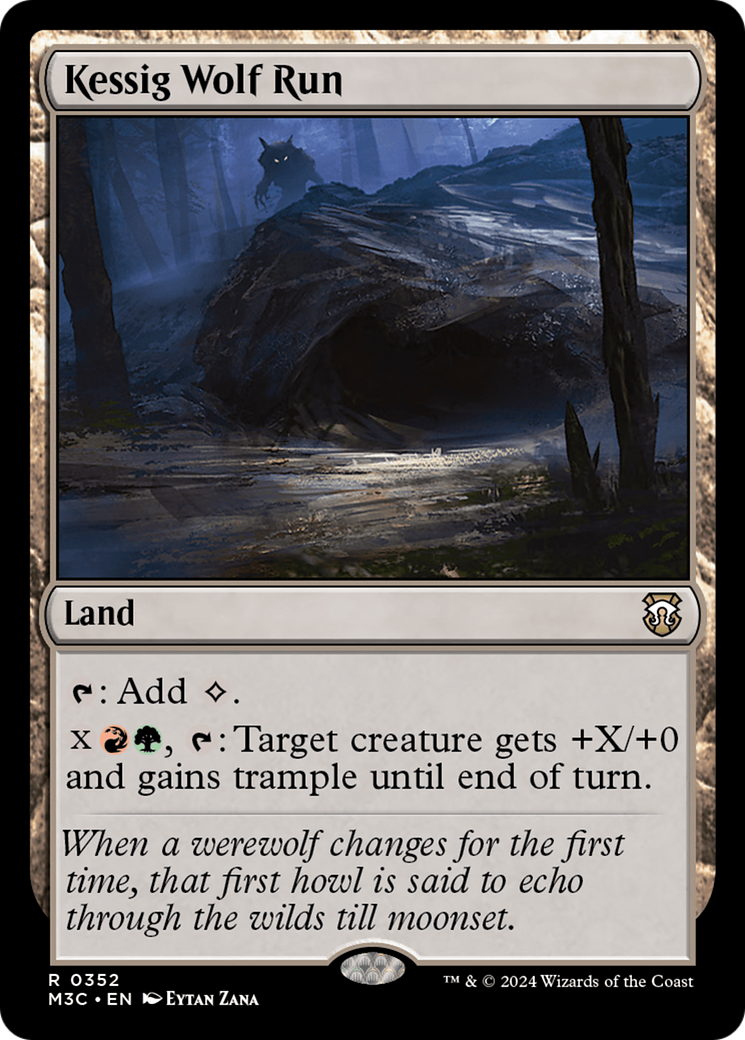 Kessig Wolf Run (Ripple Foil) [Modern Horizons 3 Commander] | Gear Gaming Fayetteville