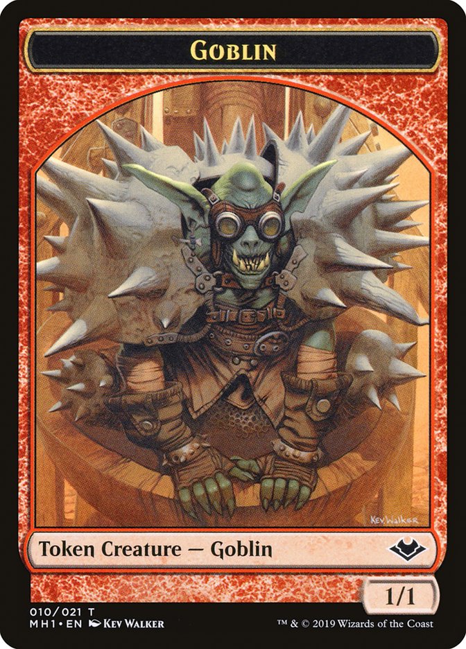 Goblin (010) // Golem (018) Double-Sided Token [Modern Horizons Tokens] | Gear Gaming Fayetteville