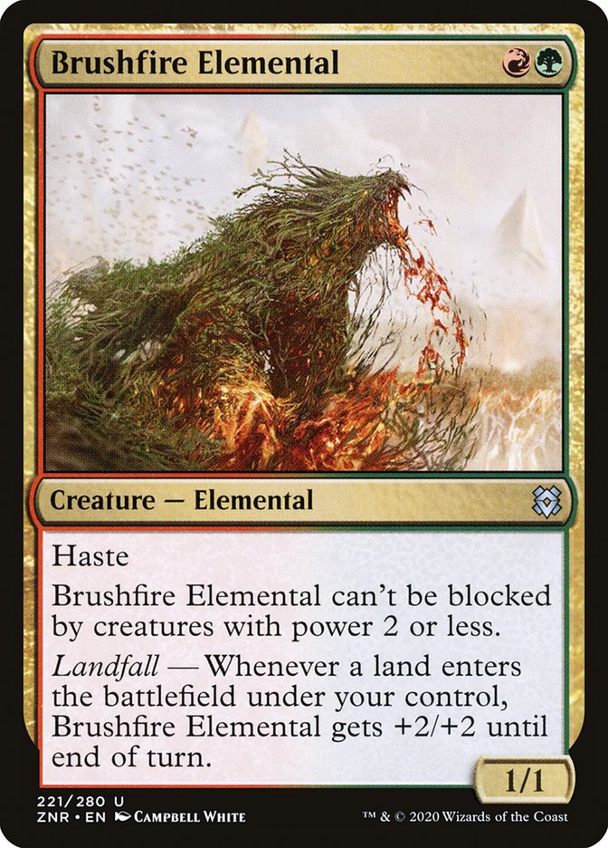 Brushfire Elemental [Zendikar Rising] | Gear Gaming Fayetteville