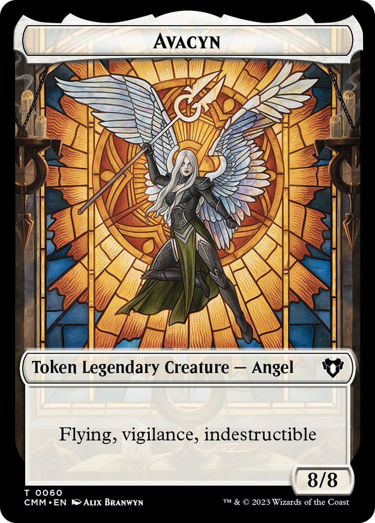 Copy (54) // Avacyn Double-Sided Token [Commander Masters Tokens] | Gear Gaming Fayetteville