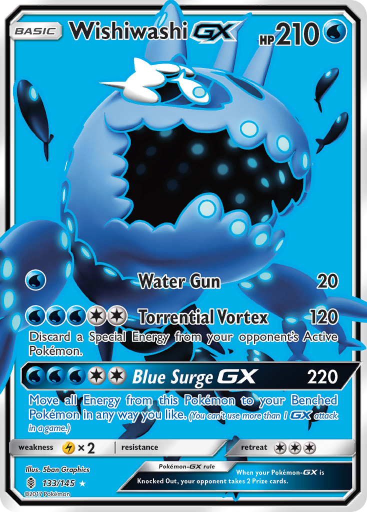 Wishiwashi GX (133/145) [Sun & Moon: Guardians Rising] | Gear Gaming Fayetteville