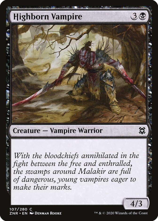 Highborn Vampire [Zendikar Rising] | Gear Gaming Fayetteville