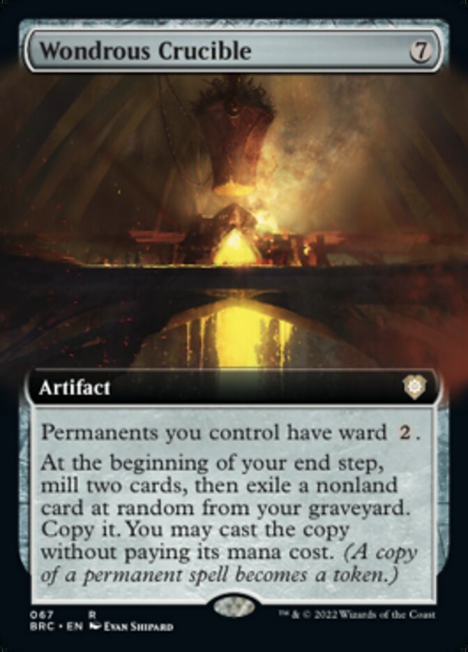 Wondrous Crucible (Extended Art) [The Brothers' War Commander] | Gear Gaming Fayetteville