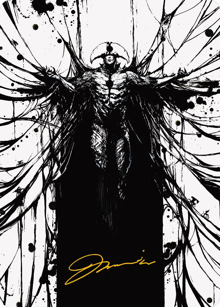 Sinew Dancer Art Card (Gold-Stamped Signature) [Phyrexia: All Will Be One Art Series] | Gear Gaming Fayetteville