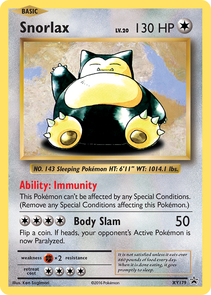 Snorlax (XY179) [XY: Black Star Promos] | Gear Gaming Fayetteville