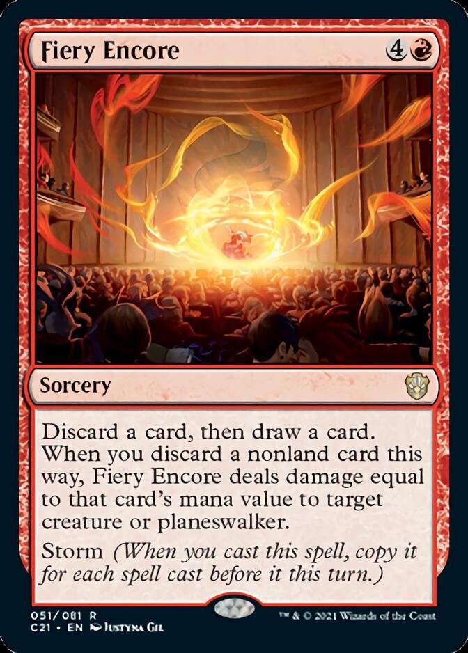 Fiery Encore [Commander 2021] | Gear Gaming Fayetteville