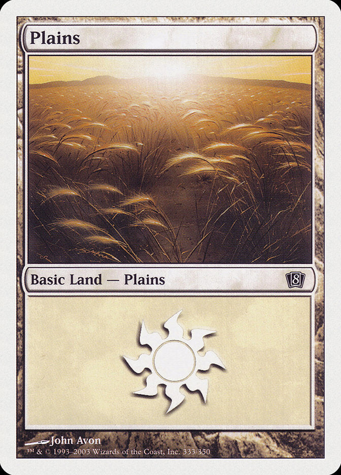 Plains (333) [Eighth Edition] | Gear Gaming Fayetteville