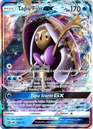 Tapu Fini GX (39a/147) [Alternate Art Promos] | Gear Gaming Fayetteville