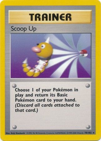 Scoop Up (78/102) [Base Set Unlimited] | Gear Gaming Fayetteville