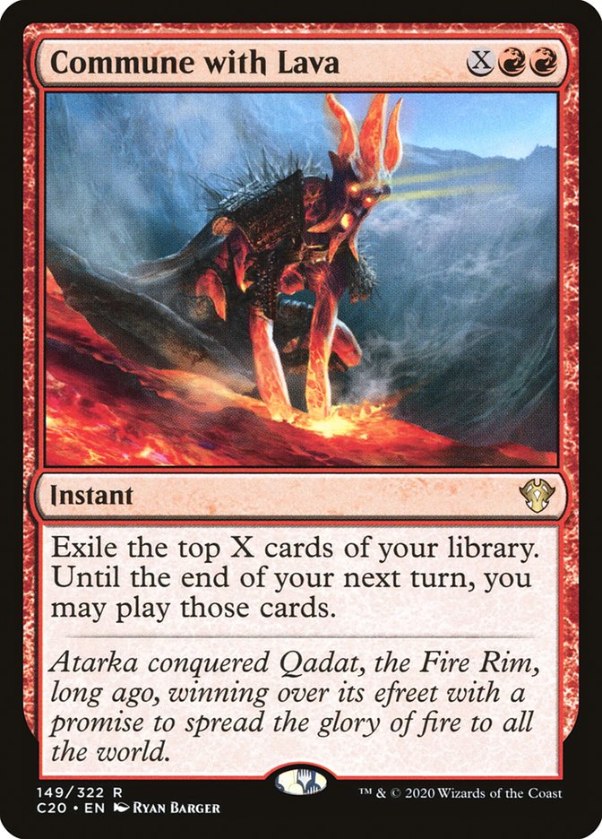 Commune with Lava [Commander 2020] | Gear Gaming Fayetteville