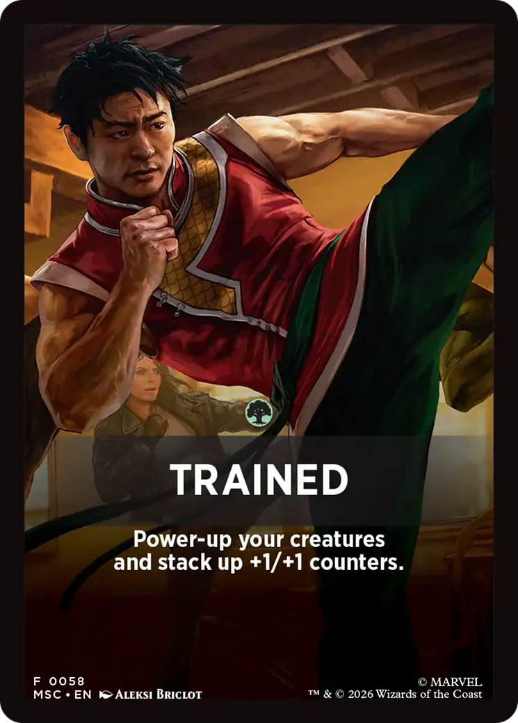 Trained Theme Card [Marvel Super Heroes Commander] | Gear Gaming Fayetteville
