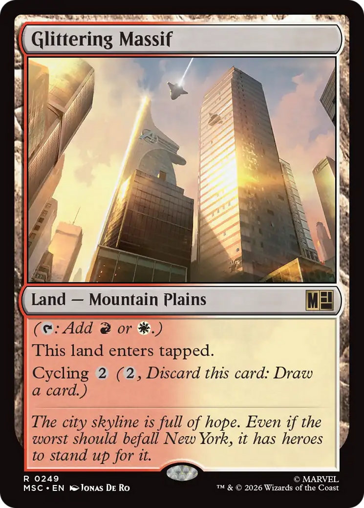 Glittering Massif [Marvel Super Heroes Commander] | Gear Gaming Fayetteville