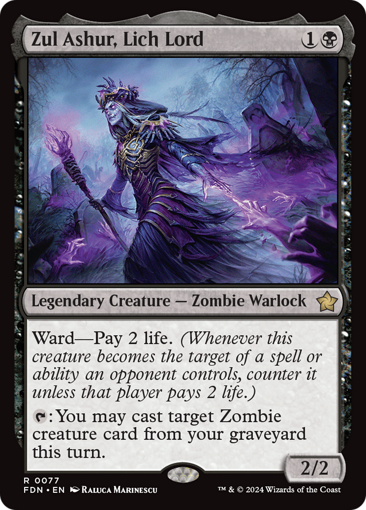 Zul Ashur, Lich Lord [Foundations] | Gear Gaming Fayetteville