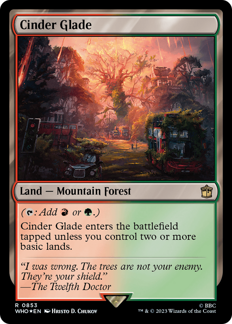 Cinder Glade (Surge Foil) [Doctor Who] | Gear Gaming Fayetteville