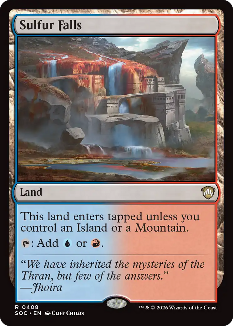 Sulfur Falls [Secrets of Strixhaven Commander] | Gear Gaming Fayetteville