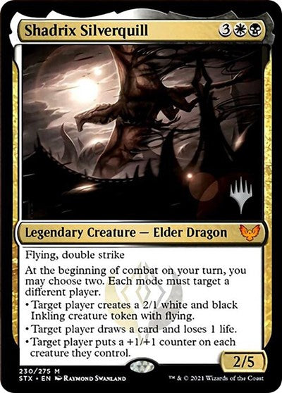 Shadrix Silverquill (Promo Pack) [Strixhaven: School of Mages Promos] | Gear Gaming Fayetteville