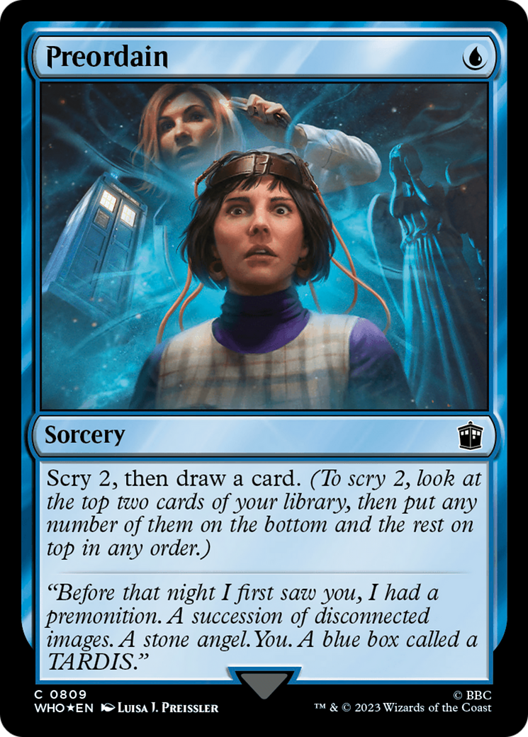 Preordain (Surge Foil) [Doctor Who] | Gear Gaming Fayetteville