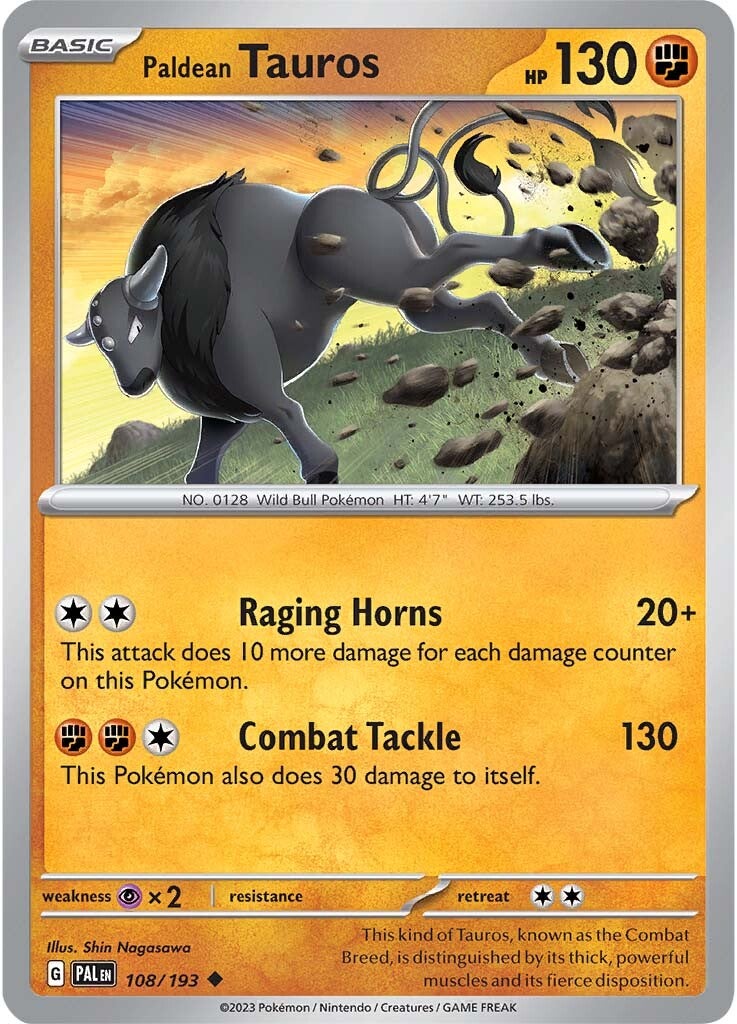 Paldean Tauros (108/193) [Scarlet & Violet: Paldea Evolved] | Gear Gaming Fayetteville