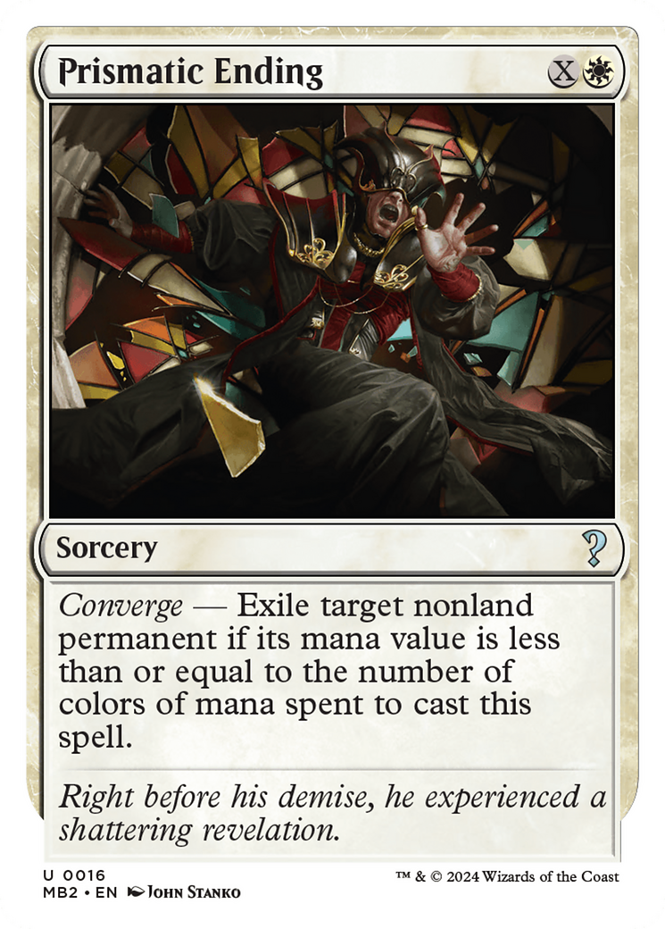 Prismatic Ending (White Border) [Mystery Booster 2] | Gear Gaming Fayetteville