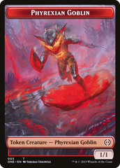 Phyrexian Goblin // Phyrexian Golem Double-Sided Token [Phyrexia: All Will Be One Tokens] | Gear Gaming Fayetteville