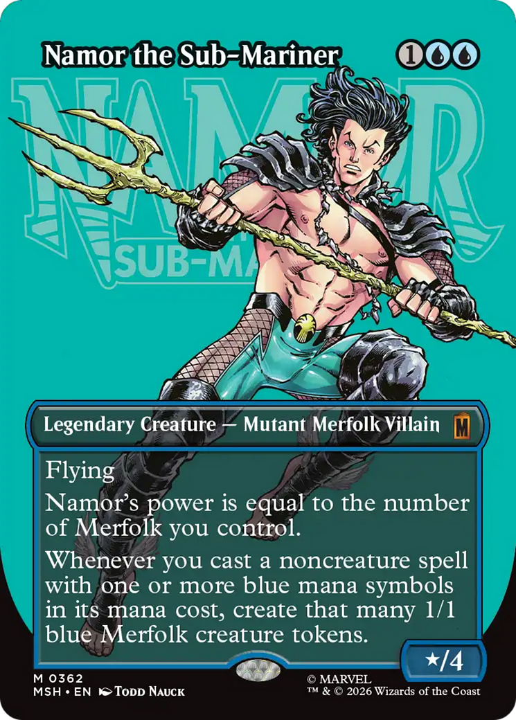 Namor the Sub-Mariner (Borderless) [Marvel Super Heroes] | Gear Gaming Fayetteville