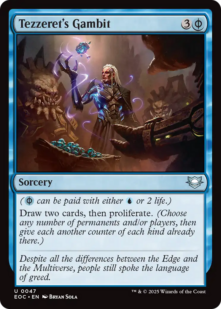 Tezzeret's Gambit [Edge of Eternities Commander] | Gear Gaming Fayetteville