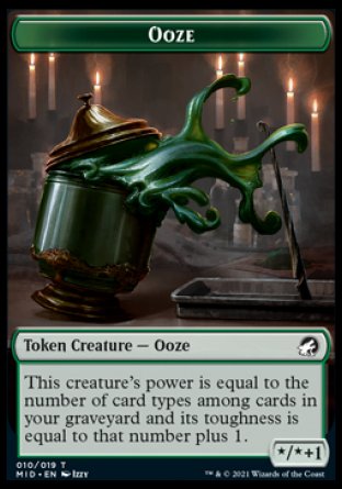 Human // Ooze Double-Sided Token [Innistrad: Midnight Hunt Tokens] | Gear Gaming Fayetteville