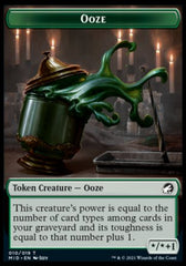 Human // Ooze Double-Sided Token [Innistrad: Midnight Hunt Tokens] | Gear Gaming Fayetteville