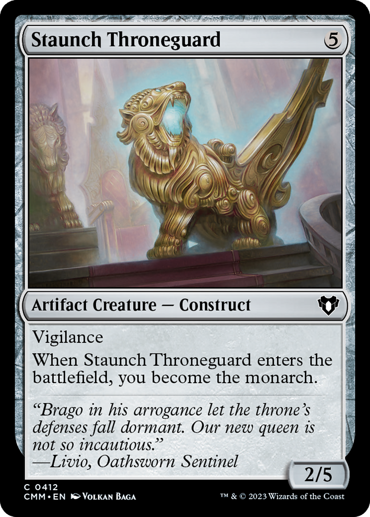 Staunch Throneguard [Commander Masters] | Gear Gaming Fayetteville