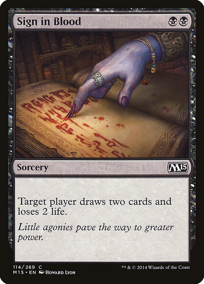 Sign in Blood [Magic 2015] | Gear Gaming Fayetteville