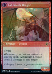 Smoldering Egg // Ashmouth Dragon [Innistrad: Midnight Hunt Prerelease Promos] | Gear Gaming Fayetteville