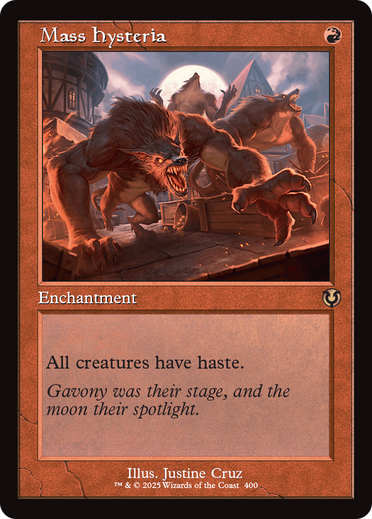 Mass Hysteria (Retro Frame) [Innistrad Remastered] | Gear Gaming Fayetteville