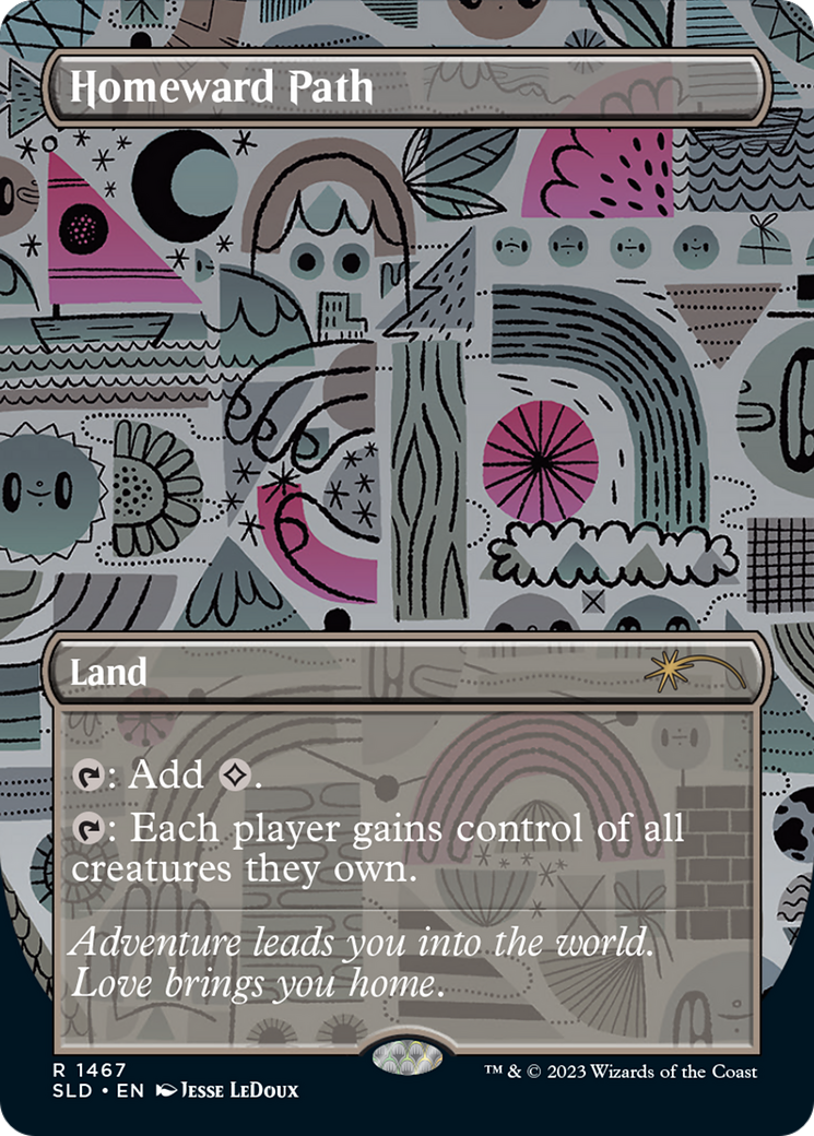 Homeward Path (Rainbow Foil) [Secret Lair Drop Series] | Gear Gaming Fayetteville