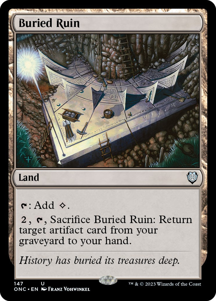 Buried Ruin [Phyrexia: All Will Be One Commander] | Gear Gaming Fayetteville