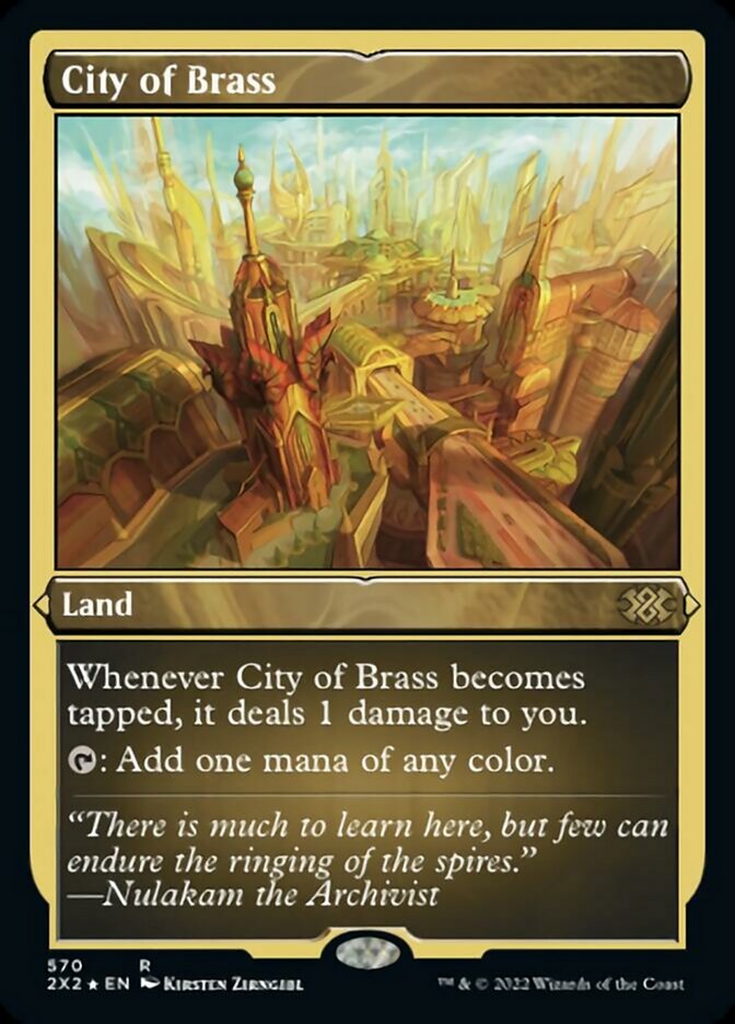 City of Brass (Foil Etched) [Double Masters 2022] | Gear Gaming Fayetteville