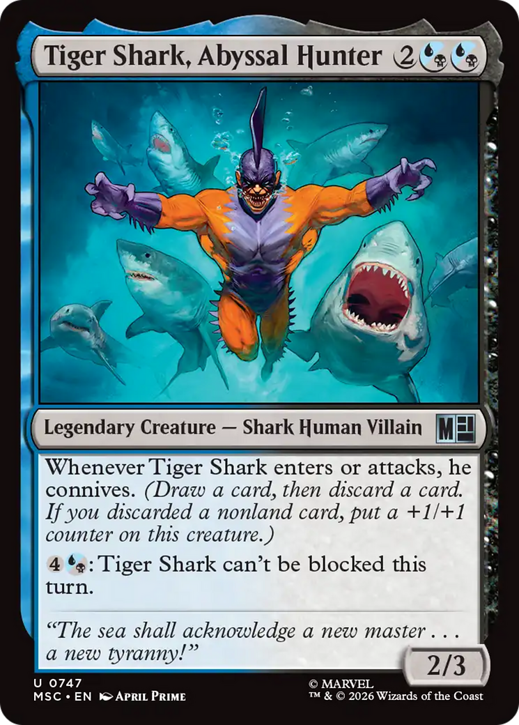 Tiger Shark, Abyssal Hunter [Marvel Super Heroes Commander] | Gear Gaming Fayetteville