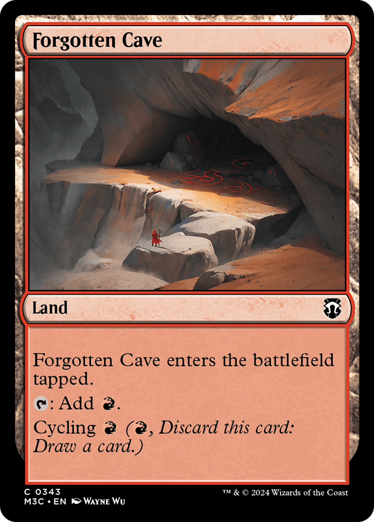 Forgotten Cave (Ripple Foil) [Modern Horizons 3 Commander] | Gear Gaming Fayetteville