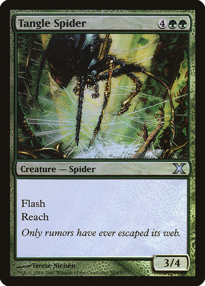 Tangle Spider (Premium Foil) [Tenth Edition] | Gear Gaming Fayetteville