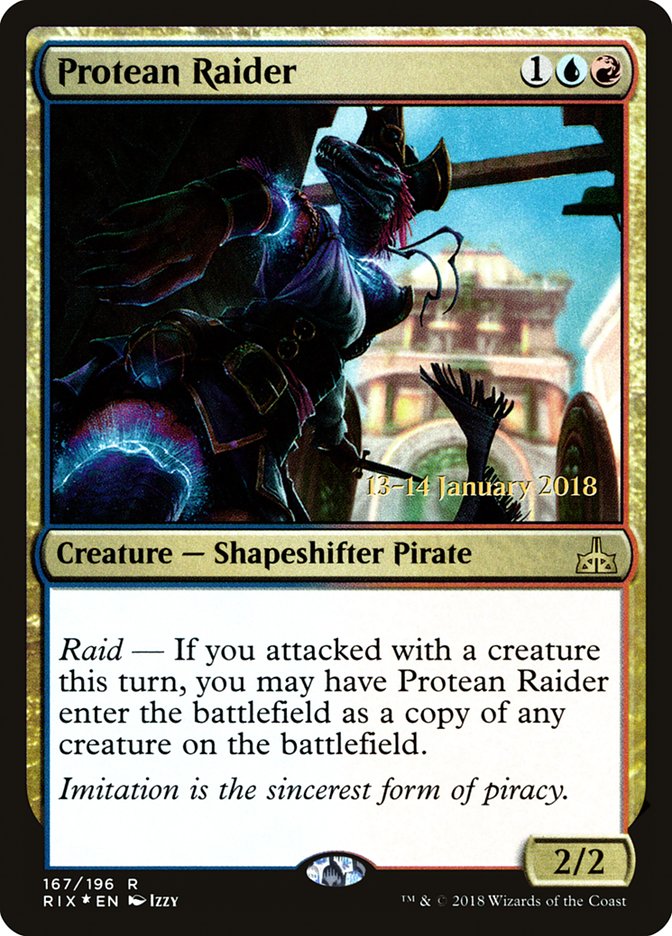 Protean Raider [Rivals of Ixalan Prerelease Promos] | Gear Gaming Fayetteville