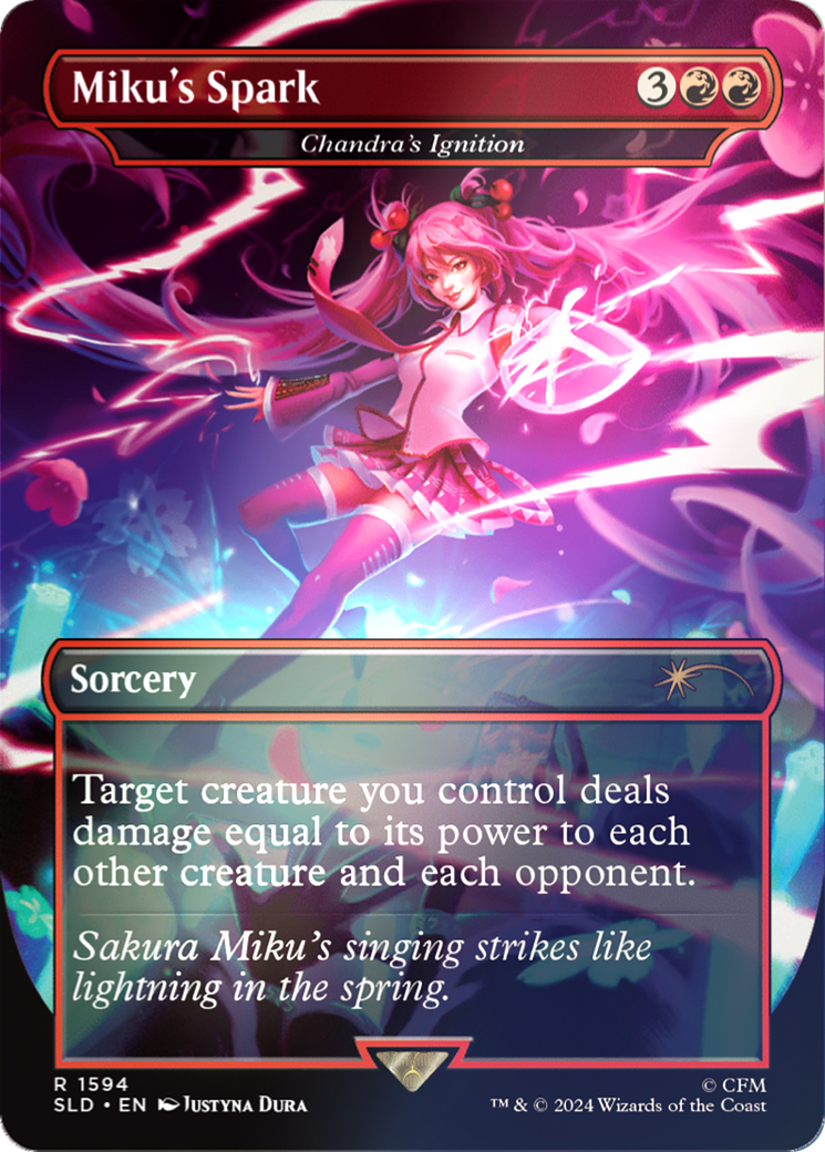 Miku's Spark - Chandra's Ignition (Rainbow Foil) [Secret Lair Drop Series] | Gear Gaming Fayetteville