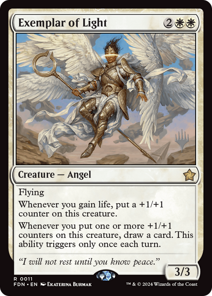Exemplar of Light [Foundations Promos] | Gear Gaming Fayetteville