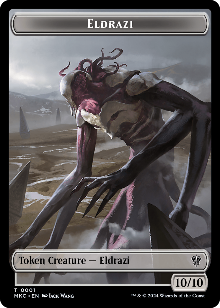 Eldrazi // Tiny Double-Sided Token [Murders at Karlov Manor Commander Tokens] | Gear Gaming Fayetteville