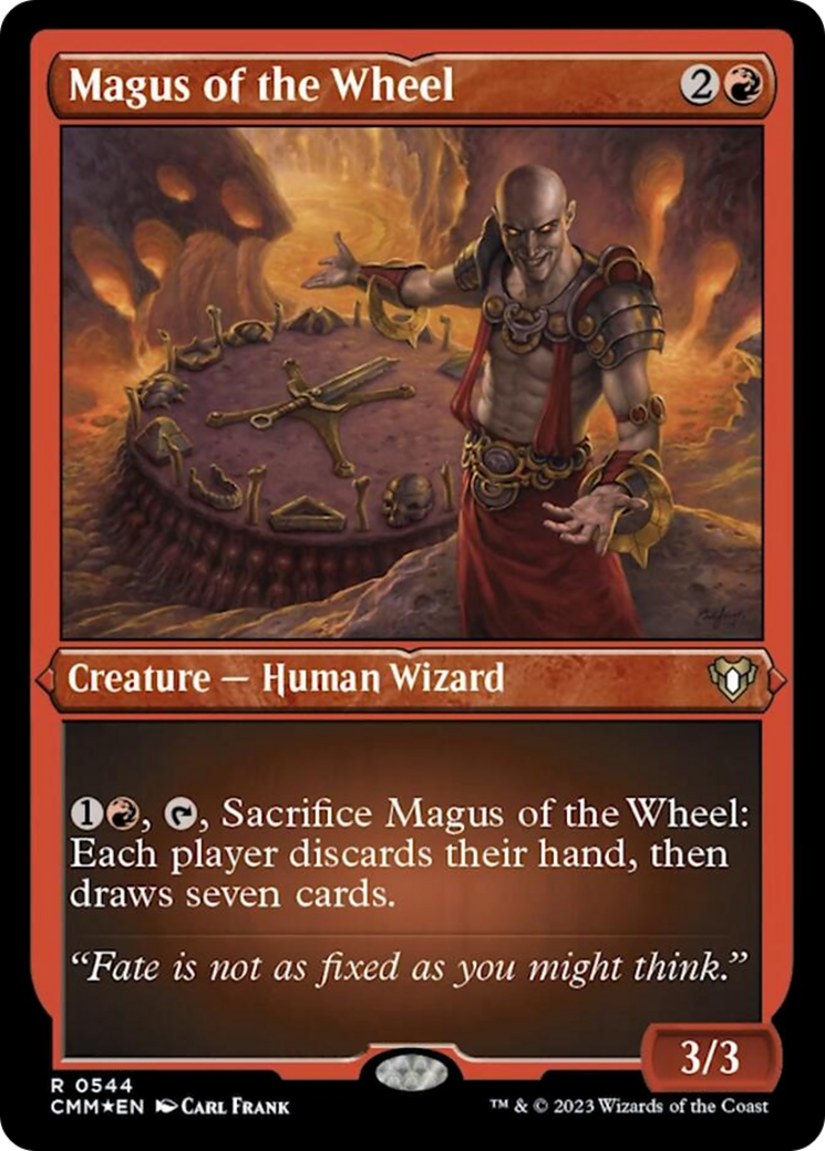 Magus of the Wheel (Foil Etched) [Commander Masters] | Gear Gaming Fayetteville