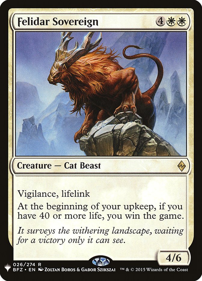 Felidar Sovereign [Mystery Booster] | Gear Gaming Fayetteville