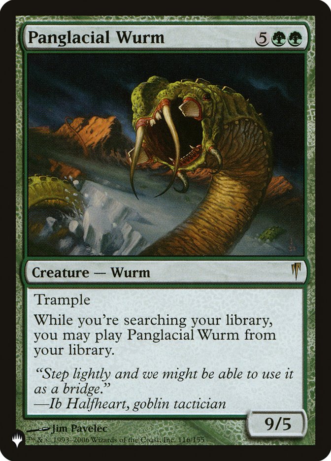 Panglacial Wurm [The List] | Gear Gaming Fayetteville