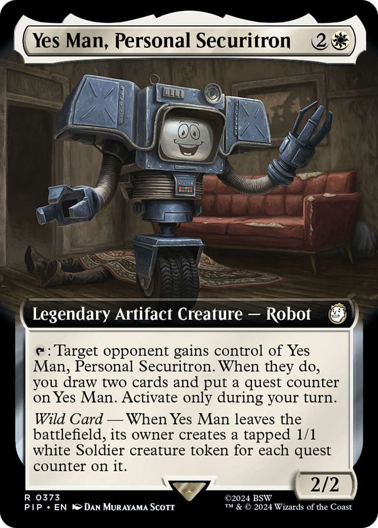 Yes Man, Personal Securitron (Extended Art) [Fallout] | Gear Gaming Fayetteville