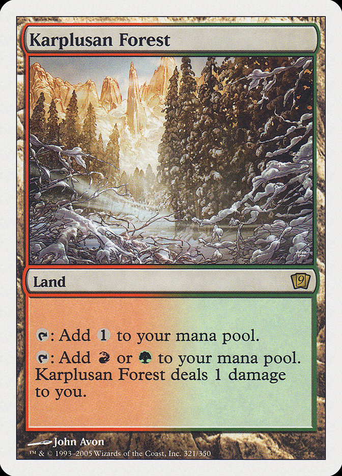 Karplusan Forest [Ninth Edition] | Gear Gaming Fayetteville