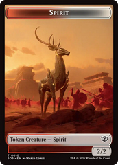 Inkling (0006) // Spirit (0010) Double-Sided Token [Secrets of Strixhaven Tokens] | Gear Gaming Fayetteville