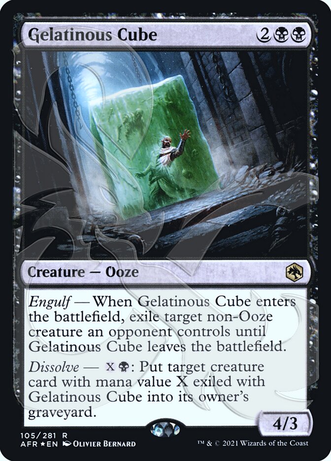 Gelatinous Cube (Ampersand Promo) [Dungeons & Dragons: Adventures in the Forgotten Realms Promos] | Gear Gaming Fayetteville