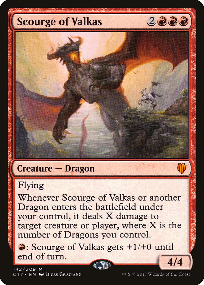 Scourge of Valkas [Commander 2017] | Gear Gaming Fayetteville